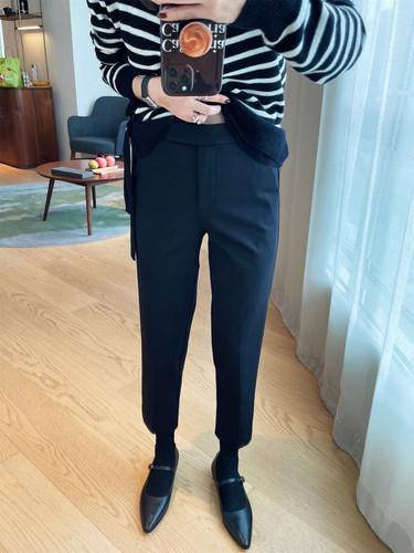 小脚显瘦9分西装裤修身通勤百搭神裤