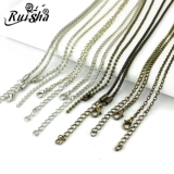 RuiSha Цепочка, длинный свитер, ожерелье, аксессуары из жемчуга, DIY