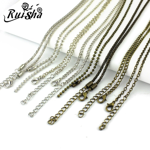 RuiSha Цепочка, длинный свитер, ожерелье, аксессуары из жемчуга, DIY