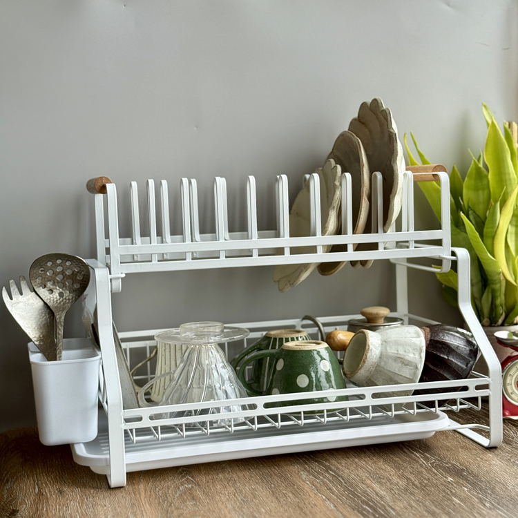 烤漆表面沥水盘自由取放各种盘碗