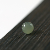 DIY配饰 8mm圆珠手链 天然和田玉散珠 青白玉山料晴水冰透6mm