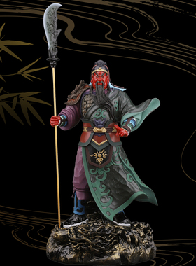 关公居家玄关家用供奉摆件关羽