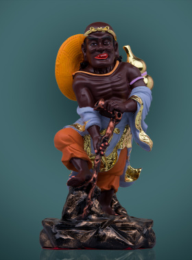 树脂十不全神像中式客厅工艺摆件