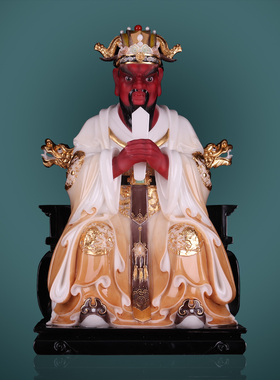 汉白玉广济龙王菩萨神像龙五爷风调雨顺龙王爷佛像客厅摆件