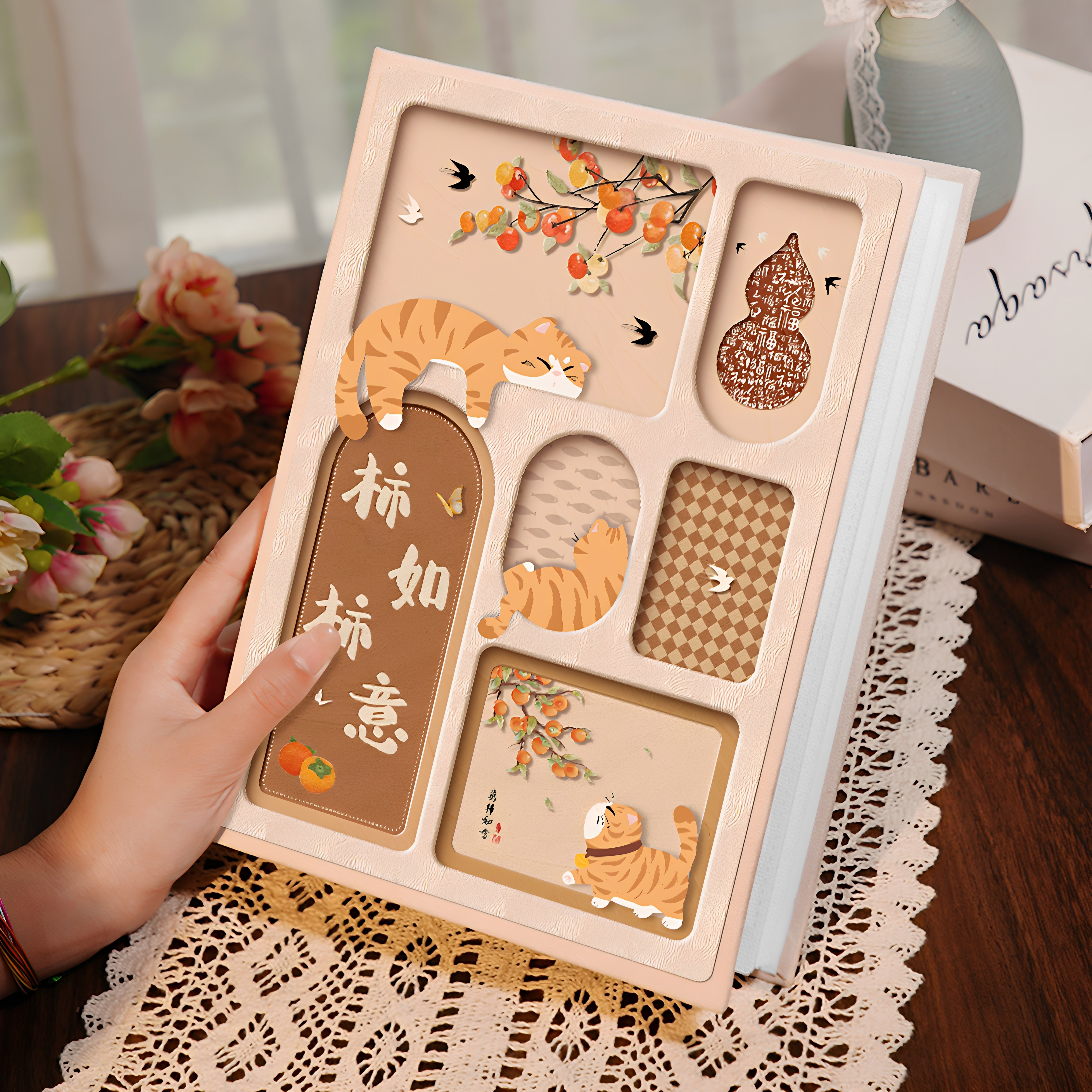 儿童成长记录册纪念册大容量56寸相册本家庭照片收纳册影集相簿六