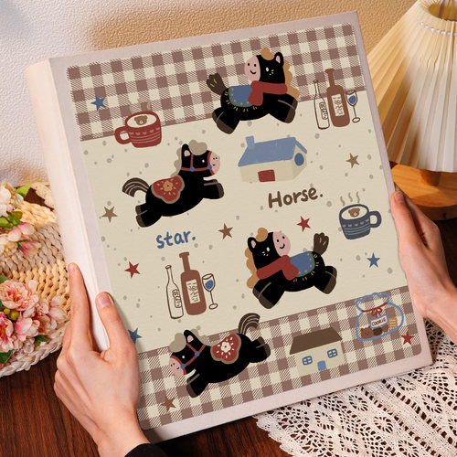 插页式相册本马年卡通影集