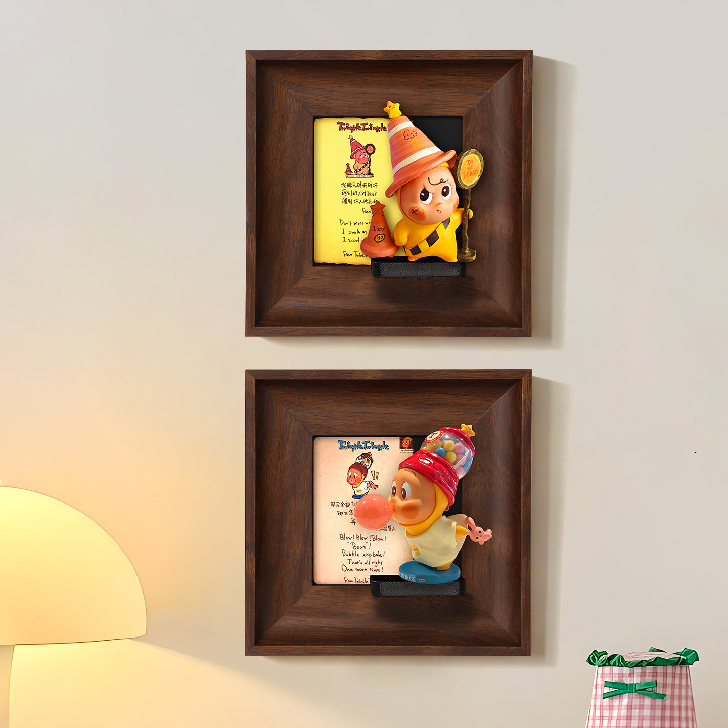 盲盒相框展示架造景diy画框