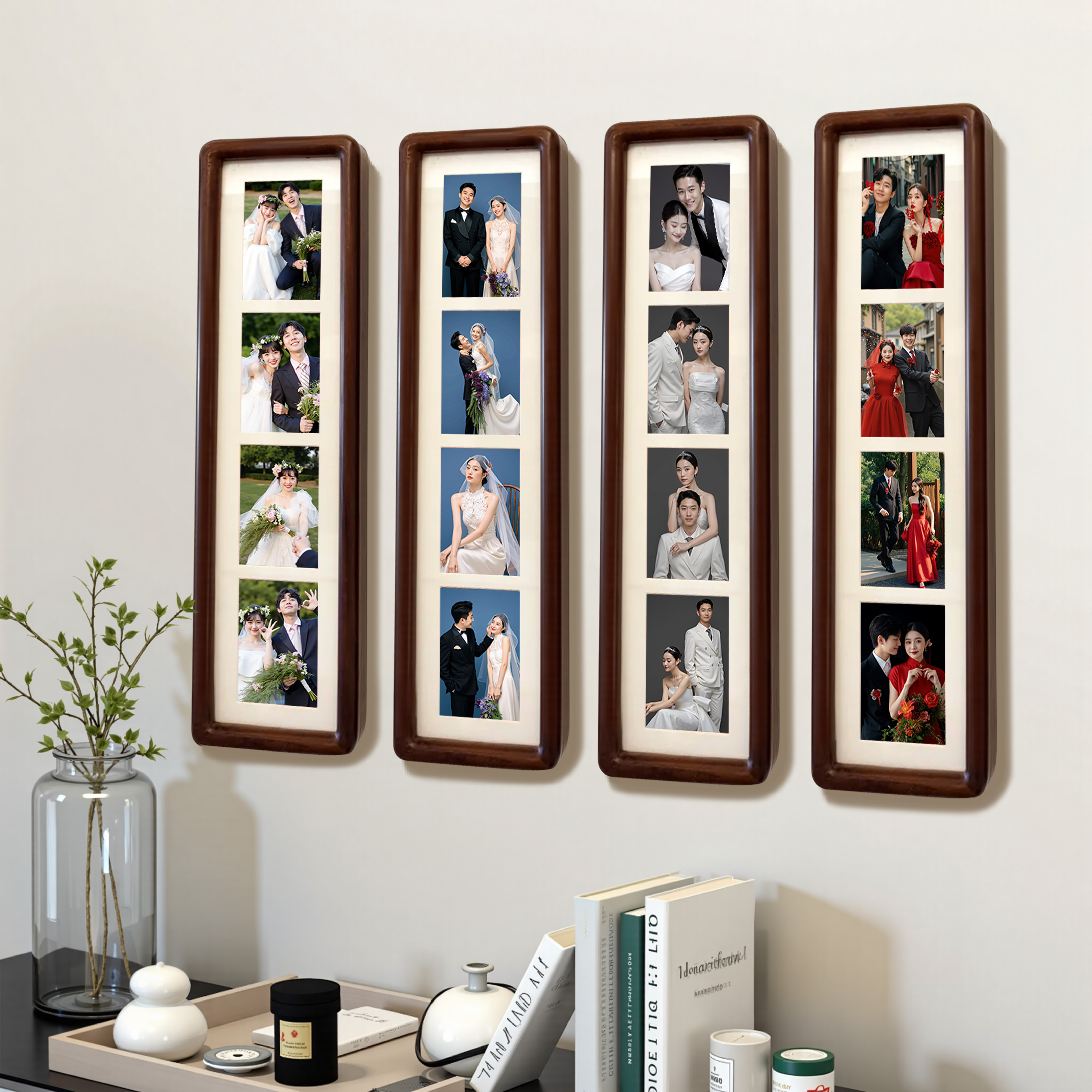 宫格相框婚纱照挂墙照片定制diy