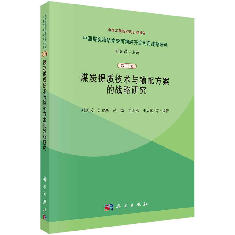 正版现货 煤炭提质技术与输配方案的战略研究 刘炯天 吴立新 吕涛著 科学出版社