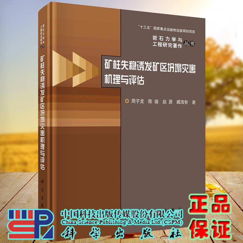 正版现货 矿柱失稳诱发矿区坍塌灾害机理与评估 岩石力学与工程研究著作丛书 周子龙等 科学出版社 9787030717351