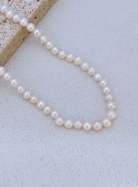 珍珠项链女式复古时尚温柔