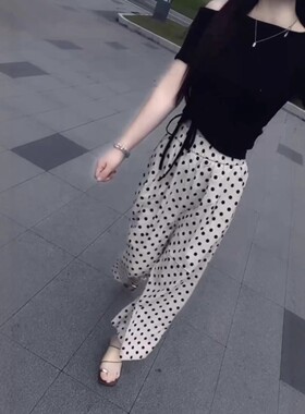 今年流行特惠25519大爱美依缘2025夏季新款洋气斜肩抽绳T恤休闲