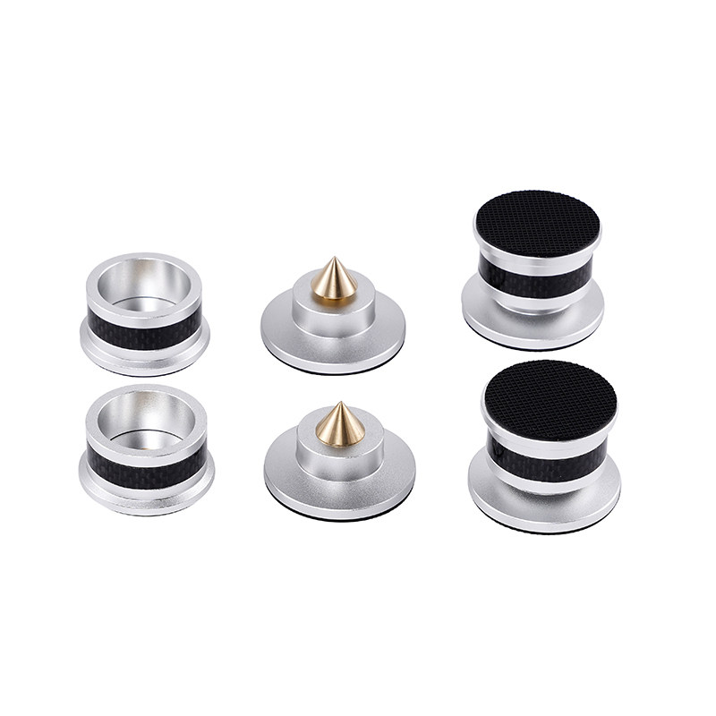 Pawalle 音响避震脚钉脚垫碳纤维合金黄铜材质CD功放音箱避震钉