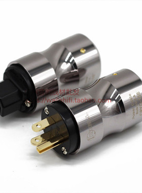 年末大促 KRELL奇力K佬金属镀金冷冻插头 发烧美标电源头