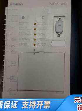 SIKOSTART软启动器，型号3RW22，制造。