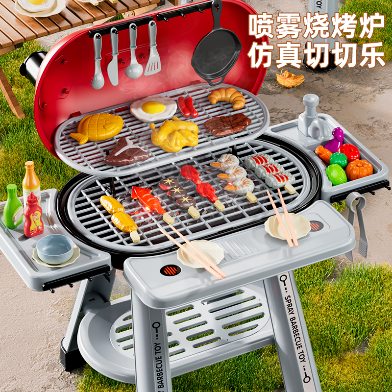 儿童仿真烤炉串玩具厨房烧烤架