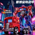 新款变形玩具擎天汽车柱金刚儿童大黄蜂机器人合金版模型手办男孩