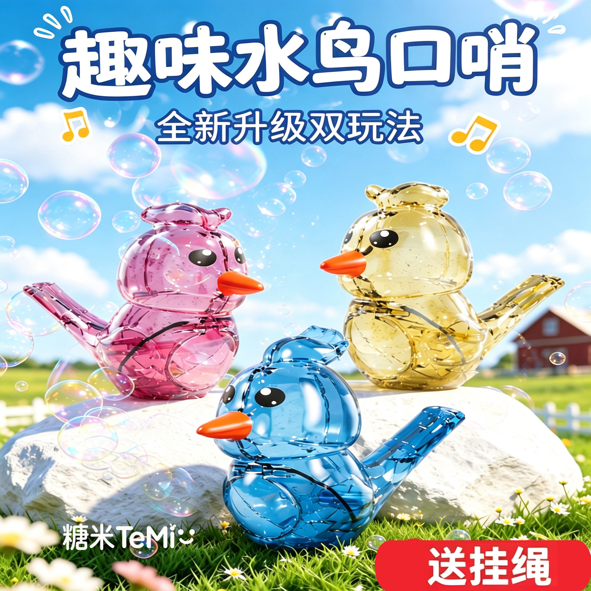 儿童可注水学鸟叫水鸟口哨图片