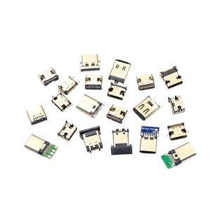 type-c母座母头直插贴片插座充16电口配件typec接头接口快充tpyec