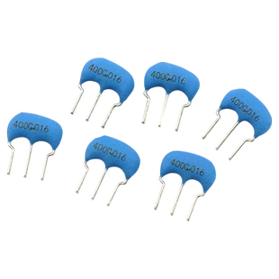 CSTLS4M00G53-B0 陶瓷晶振 4MHz ±0.5% 15pF 晶振直插 3脚(5个）