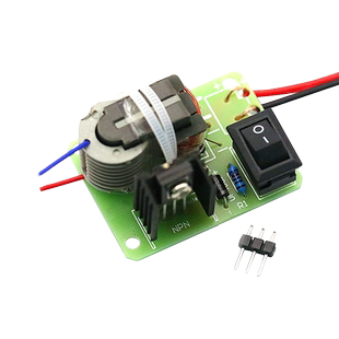 直流高压发生器 电弧点烟点火器线圈套件DIY升压板逆变器15KV高压