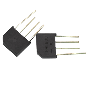 整流桥 桥堆 KBL608 6A 800V 扁桥 整流器 (2个)