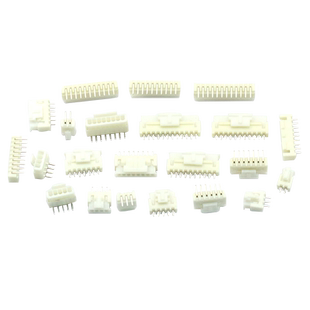 XH2.54mm带锁直/弯座插针插头压线端子2p/3/8/12PXHB连接器接插件