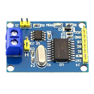 MCP2515 TJA1050接收器 SPI协议 51单片机程序例程 CAN总线模块