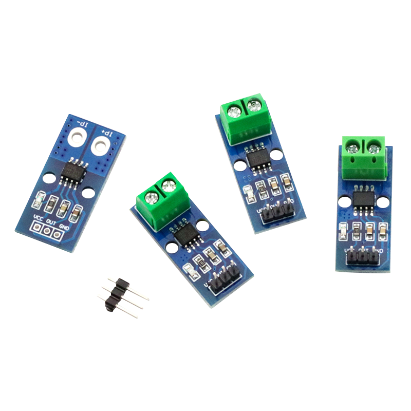 ACS712 ACS724模块5A 20A 30A量程电流检测板 05B霍尔电流传感器