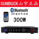 5声道功放 卡拉OK功放数字大功率带插卡摇控蓝牙功放 家用功放机