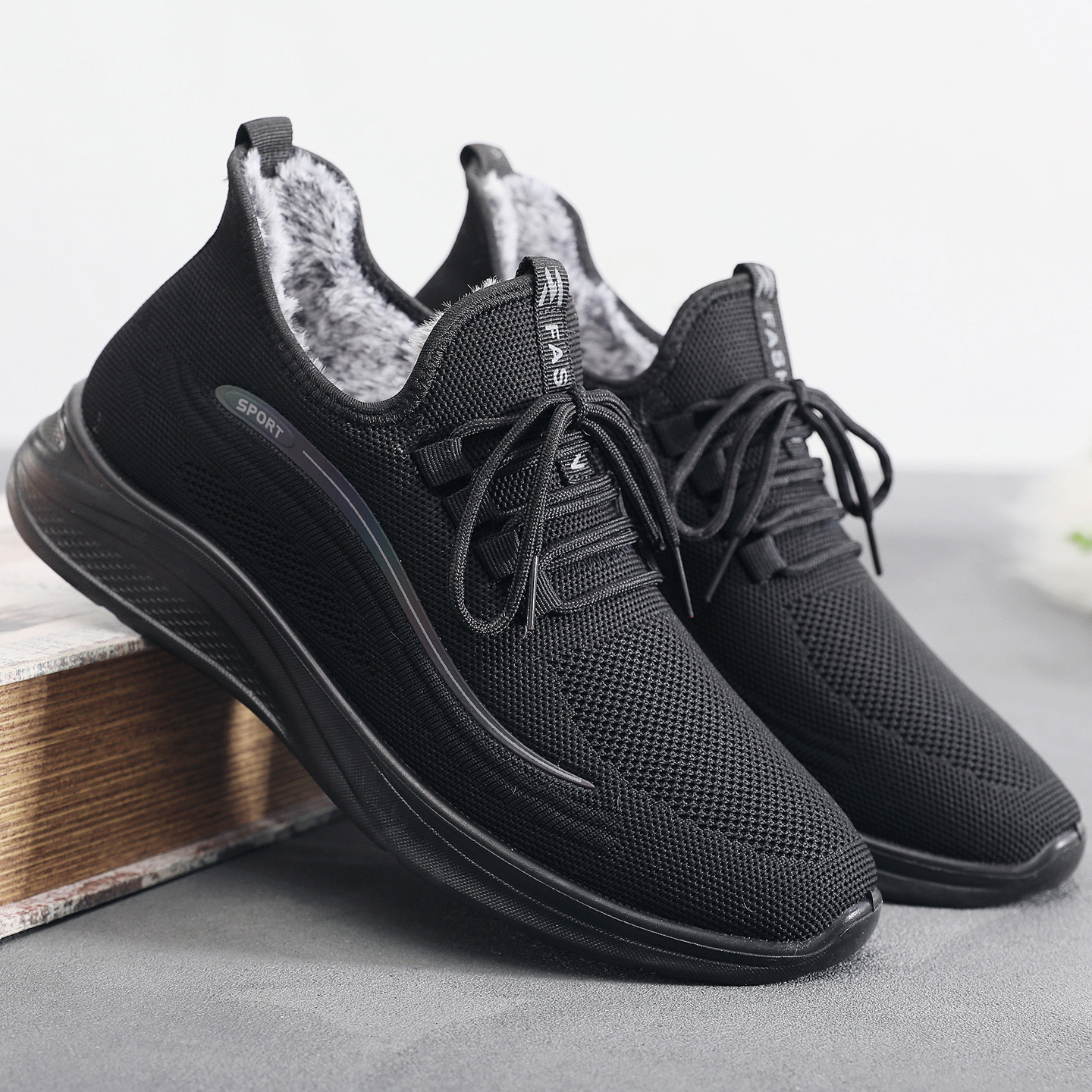 老北京布鞋冬季加绒加厚休闲棉鞋