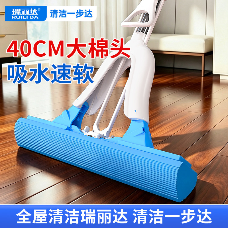 瑞丽达海绵拖把一拖净干湿两用