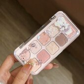 这盘也太绝了 leen九色眼影盘904樱花盘白开水妆淡颜清透 jill