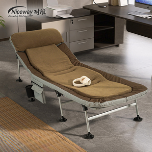 耐维折叠床午休办公室单人午睡床躺椅午休神器折叠医院陪护行军床