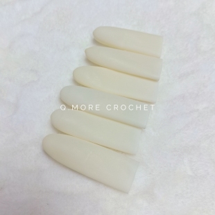 浅茉手工2023 DIY钩棒针玩偶工具防滑乳胶指套 新品