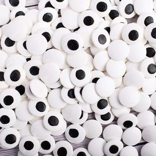 可爱大眼睛眼珠子彩糖烘焙蛋糕装饰可食用糖果圣诞节万圣节装饰