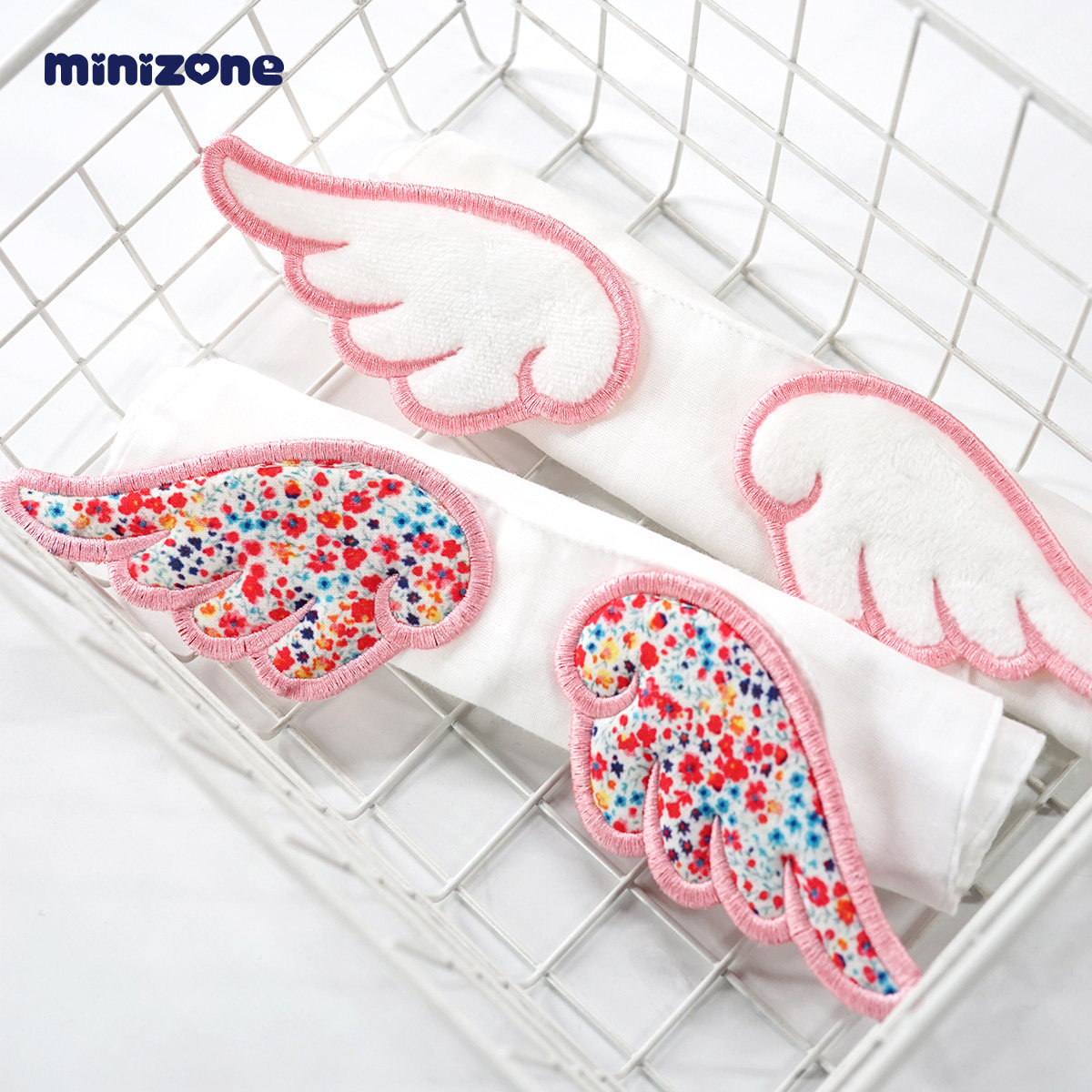 minizone儿童汗巾a类纯棉汗巾婴儿汗巾幼儿园隔汗巾宝宝垫背巾