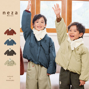 minizone【象棋游戏】儿童棉服外套2025冬季男童棉袄加厚女童保暖