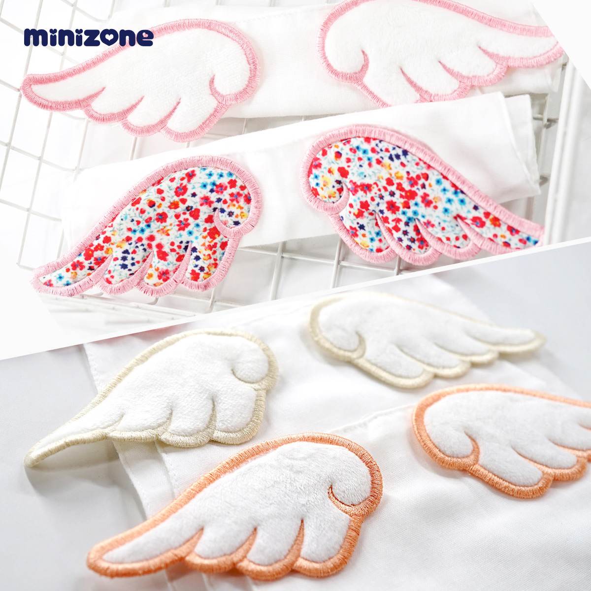 3-6岁儿童纯棉纱天使翅膀吸汗巾