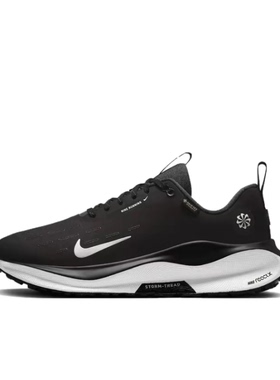 Nike React Infinity Run Flyknit 4 低帮 休闲跑步鞋 男款 黑色