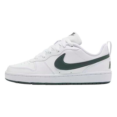 Nike Court Borough LOW RECRAFT舒适 防滑耐磨 低帮 儿童板鞋 白