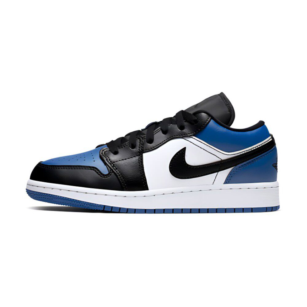 【六饼体育】Jordan Air Jordan 1 Low Royal Toe PU 潮流舒适