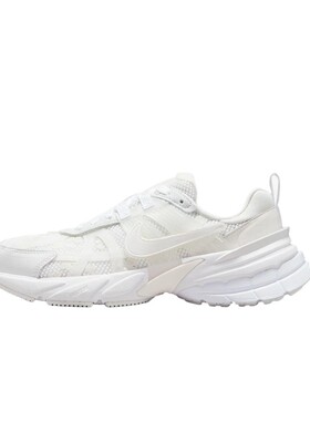 【六饼体育】NikeV2KRun时尚简约美观潮流低帮跑步鞋女款白色