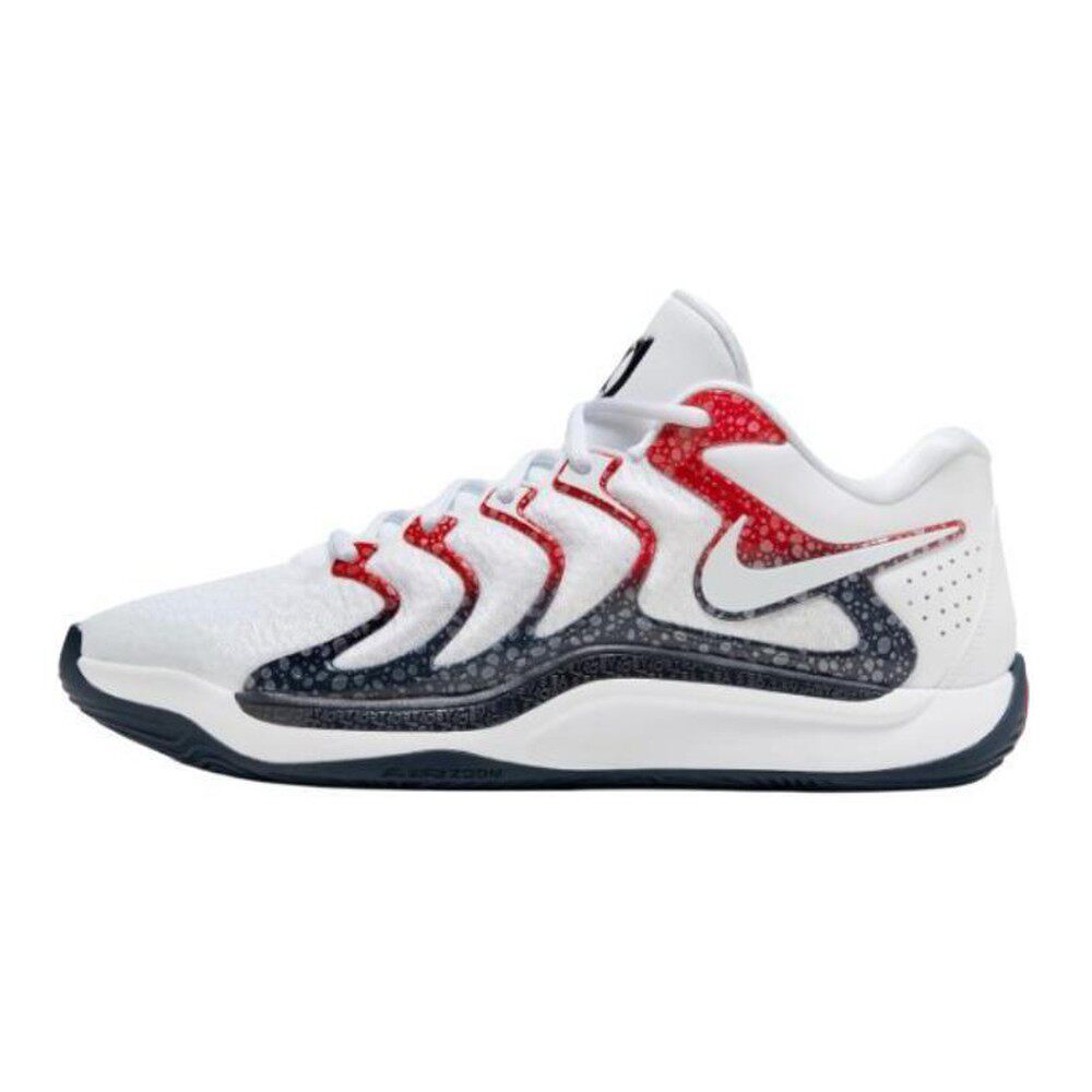 【六饼体育】NikeKD17舒适百搭低帮篮球鞋男款白红色海外版