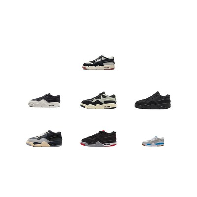 【六饼体育】Jordan Air Jordan 4 低帮 儿童休闲鞋