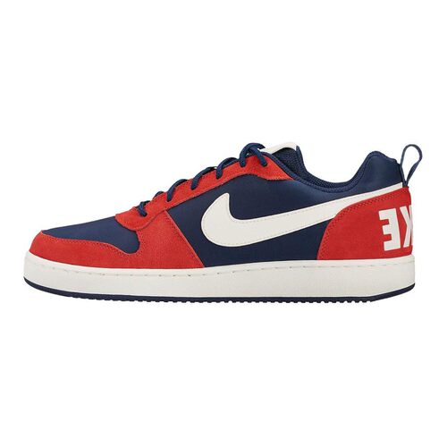 【六饼体育】Nike Court Borough 低帮 板鞋 男款 红蓝色