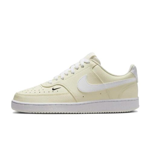 Nike Court Vision Low Next Nature 低帮 板鞋 女款 白黄