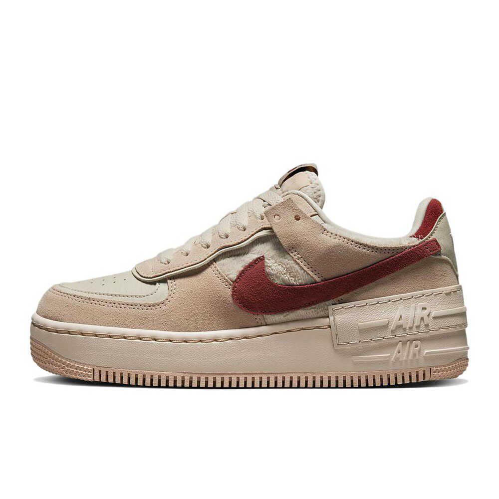 Nike Air Force 1 Shadow 低帮 板鞋 女款 灰粉色