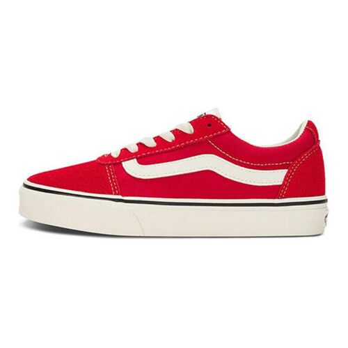 【六饼体育】Vans Ward 舒适百搭 低帮 板鞋 女款 红色
