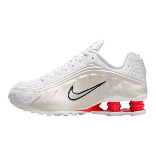 Nike Shox R4 Sail Crimson 舒适减震防滑 低帮 休闲跑步鞋 女款